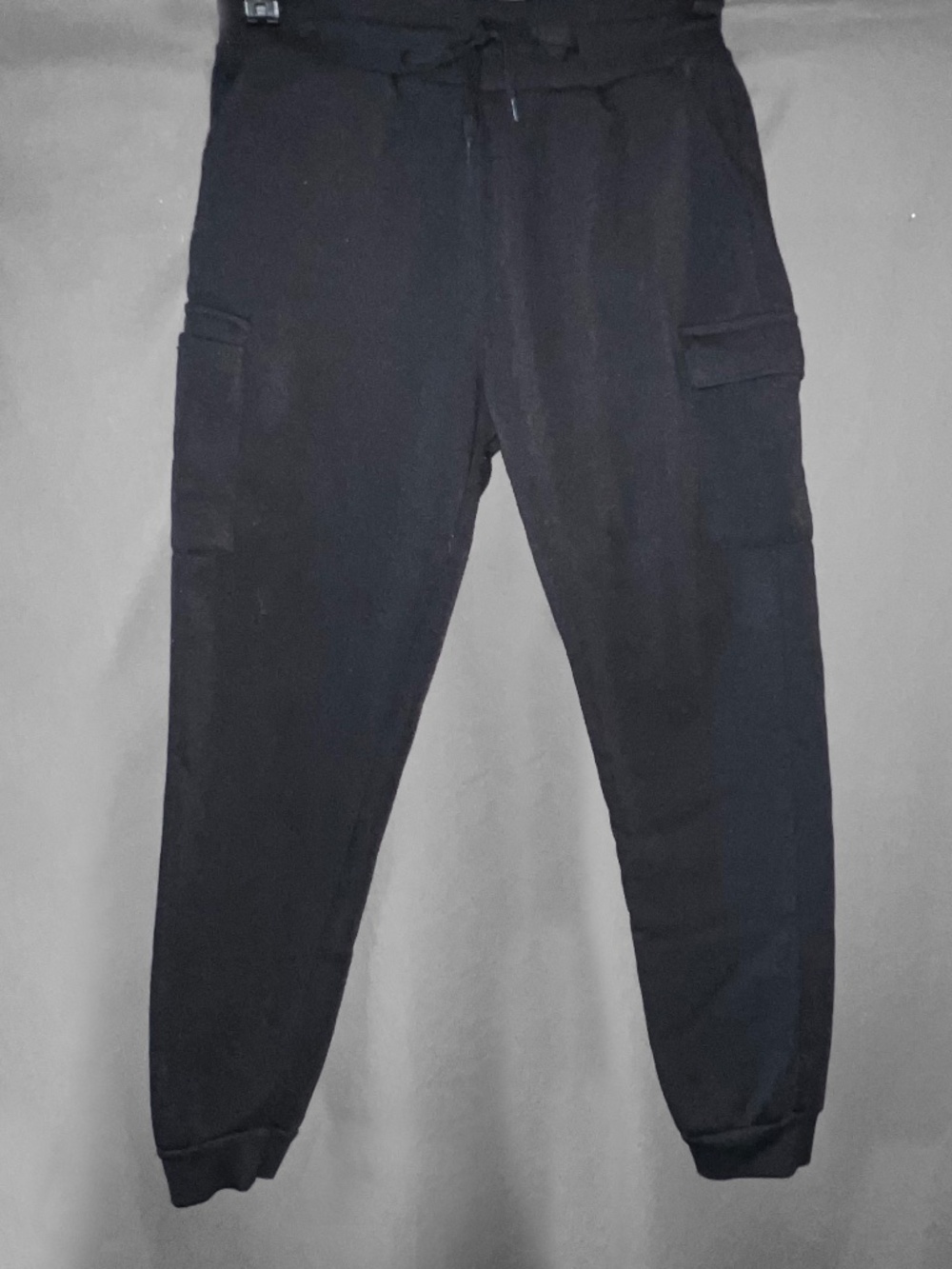 Black Cargo Sweatpants